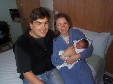 Harry and his proud parents at FPH